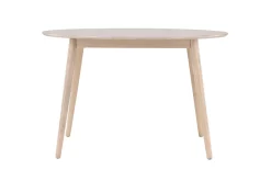 Matbord Peach Flora Dining Table ø120 - Whitewash / Veneer Whitewash