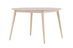 Matbord Peach Flora Dining Table ø120 - Whitewash / Veneer Whitewash