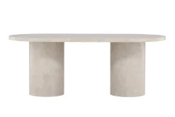 Matbord Peach Narvik Dining Table 100x200 cm - Beige Marblelook / Beige