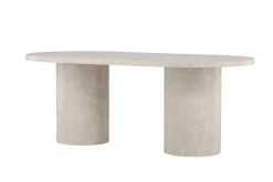 Matbord Peach Narvik Dining Table 100x200 cm - Beige Marblelook / Beige