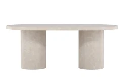 Matbord Peach Narvik Dining Table 100x200 cm - Beige Marblelook / Beige