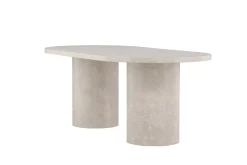 Matbord Peach Narvik Dining Table 100x200 cm - Beige Marblelook / Beige