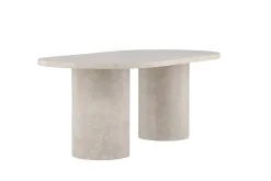 Matbord Peach Narvik Dining Table 100x200 cm - Beige Marblelook / Beige