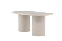 Matbord Peach Narvik Dining Table 100x200 cm - Beige Marblelook / Beige