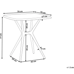 Matbord utomhus Piave 70x70 cm