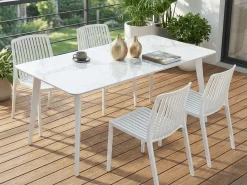 Matbord utomhus Rodallo 90x160 cm Sten