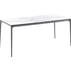 Matbord utomhus Sovareto 90x180 cm Marmoreffekt