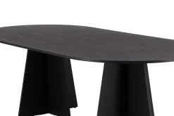 Matbord Venture Home Bootcut Matbord 230x115x75 cm Oval Black