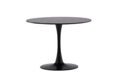 Matbord Venture Home Glade Matbord 100x74 cm Runt Black