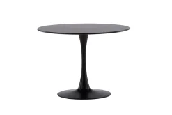 Matbord Venture Home Glade Matbord 100x74 cm Runt Black