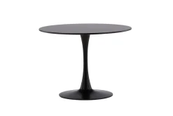 Matbord Venture Home Glade Matbord 100x74 cm Runt Black