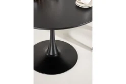 Matbord Venture Home Glade Matbord 100x74 cm Runt Black