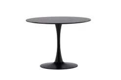 Matbord Venture Home Glade Matbord 100x74 cm Runt Black