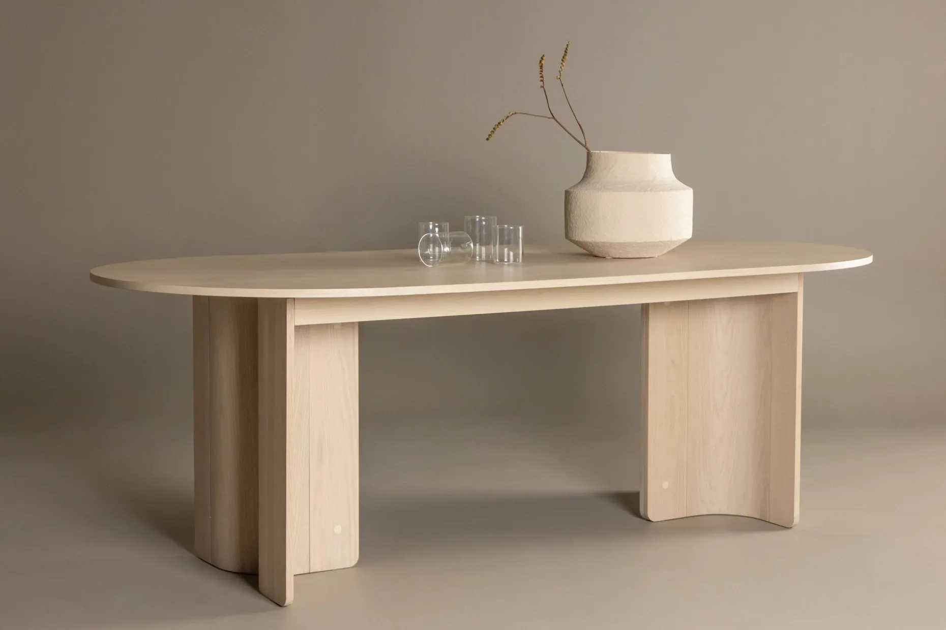 Matbord VIND Tyresö Oval Dining Table Whitewash