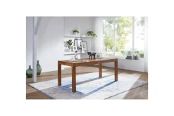 Matbord Wohnling Massivt trä lantstil Rosenträ, 140x80 cm