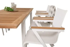 Matgrupp Utomhus Panama 160 cm Rektangulär med 6 Mexico Utestolar