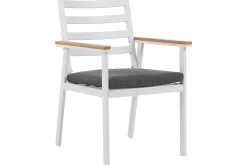 Matsalsset Cavoli Vit/ljust trä/grått