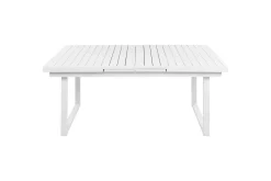 Matsalsset Valcanetto/Cosoleto Vit/Grå/Silver, 6-Sits