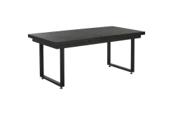 Matsalsset Valcanetto/Taviano Svart/grått/ljust trä, 8-Sits