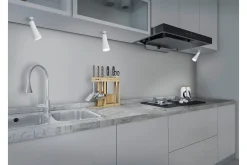 Maxi LED Bordslampa mattvit uppladdningsbar