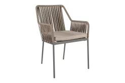 Möbelset ANDROS Utebord och 6 Utestolar 180x90xH75cm