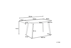 Medio Matbord 155 cm