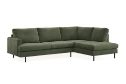 Menard Compact 4-sits Högervänd L-formad Schäslongsoffa i Manchester