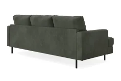 Menard Compact 3-sits Högervänd L-formad Divansoffa i Manchester