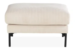 Menard 4-sits Högervänd L-formad Schäslongsoffa + Fotpall i Manchester
