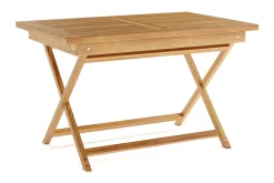 Menorca Litet Rektangulärt Matbord i trä Utomhus 80x120 cm