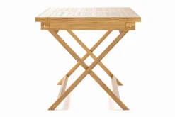 Menorca Litet Rektangulärt Matbord i trä Utomhus 80x120 cm
