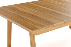 Menorca Stort Rektangulärt Matbord i trä Utomhus 100x180 cm