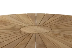 Mexico Matbord Utomhus Rund 140 cm Brun/Svart