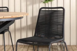 Mexico Matgrupp Utomhus Rund Ø140cm + 4 Lindos Stolar