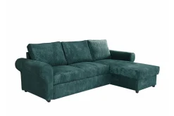 Midfeld 3-sits Hörnbäddsoffa Dark Turquoise