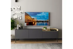 Mijara Tv-bänk 160x37 cm Svart