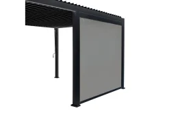 Mirador Alasvedettävä paviljongin seinä 3m Grå