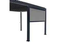 Mirador Alasvedettävä paviljongin seinä 3m Grå