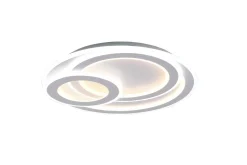 Mita LED Plafond rund mattvit