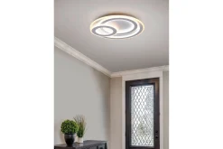 Mita LED Plafond rund mattvit