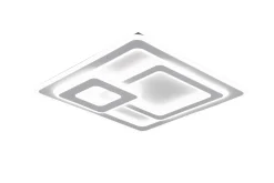 Mita LED Plafond square mattvit