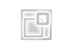 Mita LED Plafond square mattvit