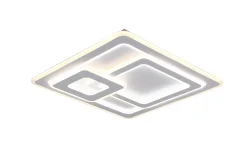 Mita LED Plafond square mattvit