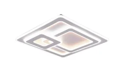 Mita LED Plafond square mattvit