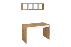 Mod Design Skrivbord 120 cm med Förvaring Vägghylla