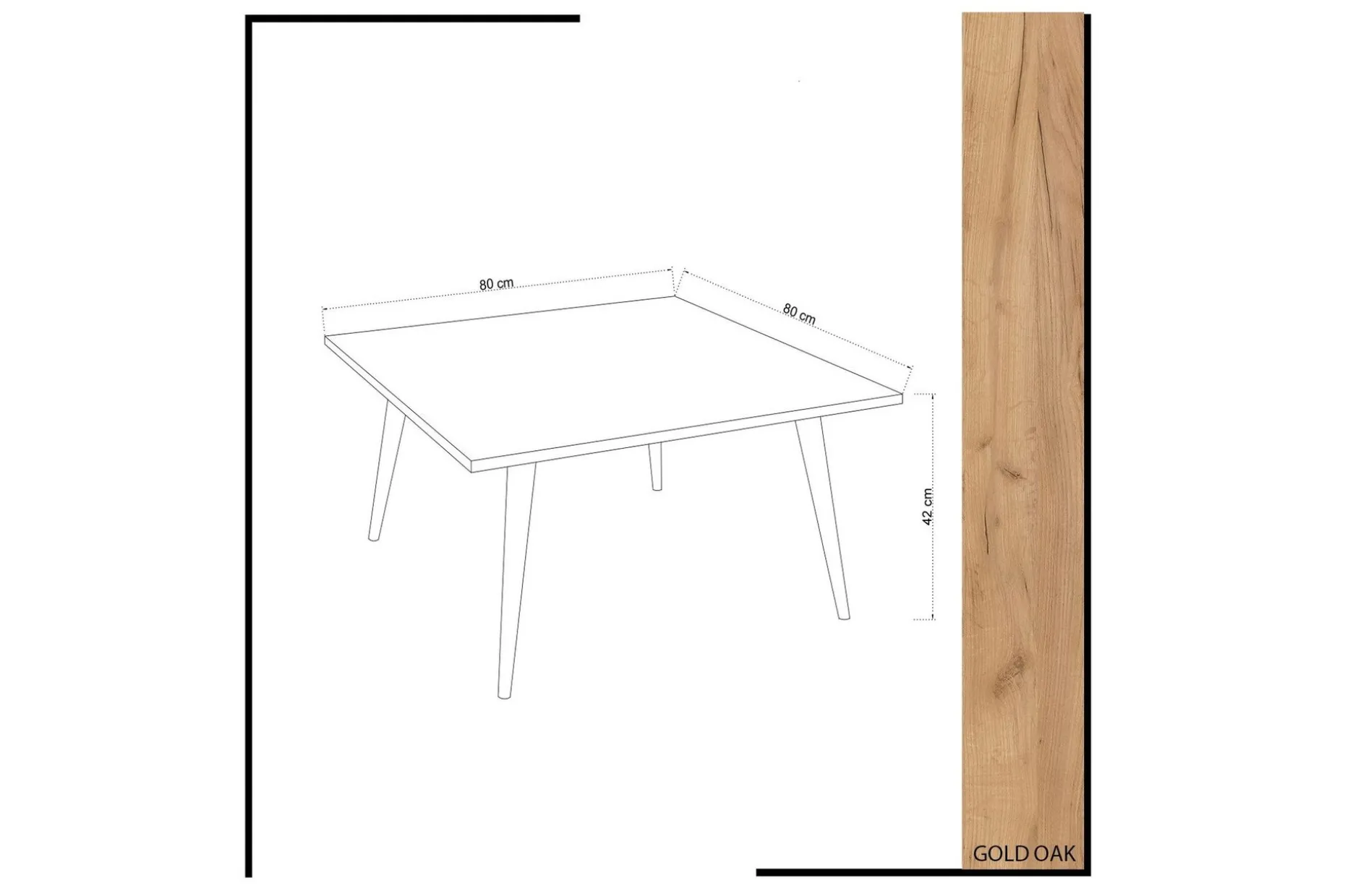 Mod Design Soffbord 80 cm