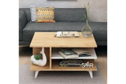 Mod Design Soffbord 80 cm med Förvaring Hyllor