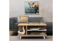 Mod Design Soffbord 80 cm med Förvaring Hyllor