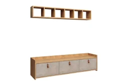 Mod Design Tv-bänk med Vägghylla
