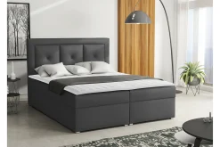 Moden Kontinentalsäng 180x215cm LED-belysning